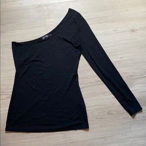 Nation LTD One Shoulder Long Sleeve Top